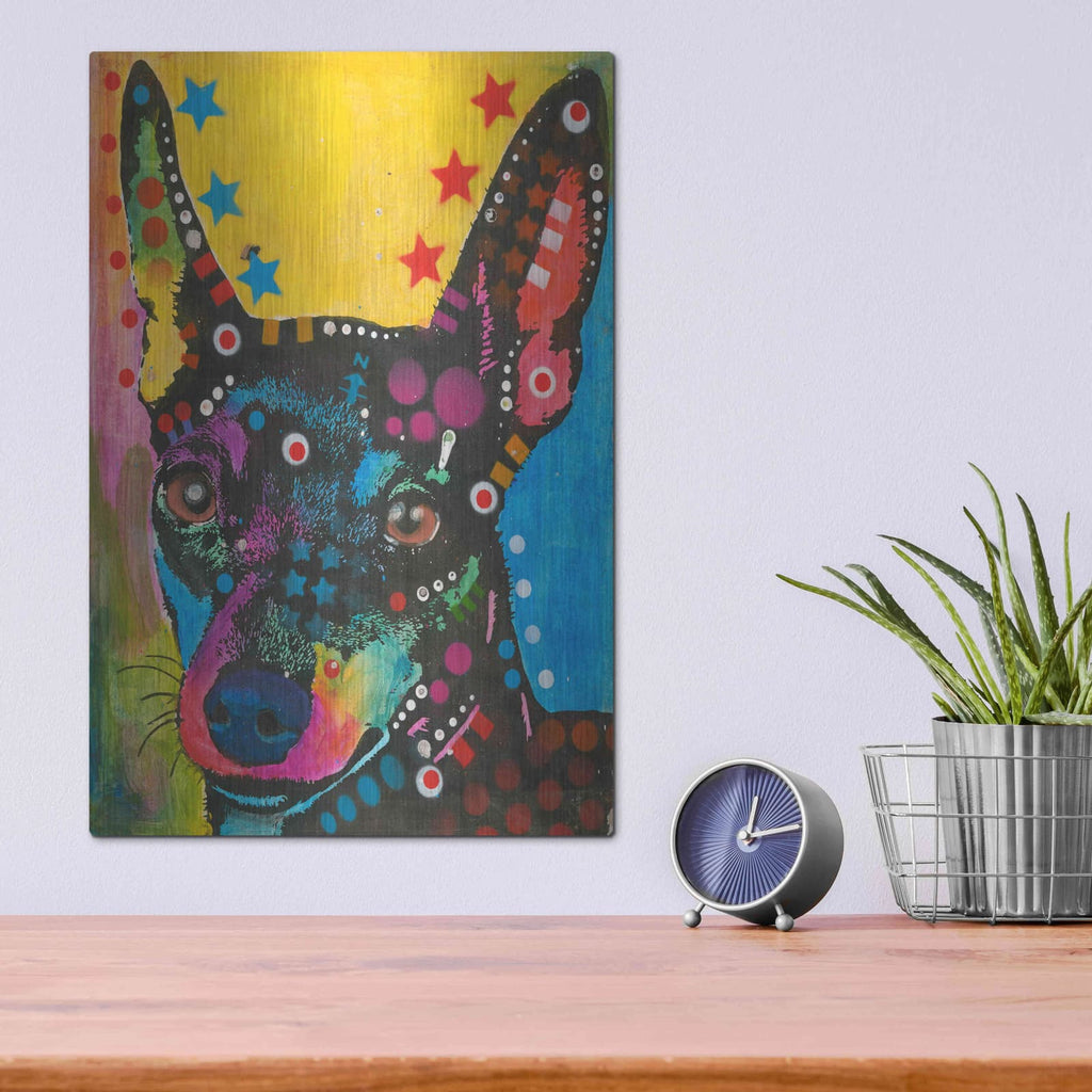 'Portrait of a Pup' by Dean Russo – Metal Wall Art, 12x16 room view