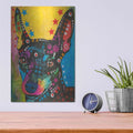 'Portrait of a Pup' by Dean Russo – Metal Wall Art, 12x16 room view