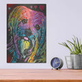 'Maltese Pup' by Dean Russo – Metal Wall Art, 12x16 room view