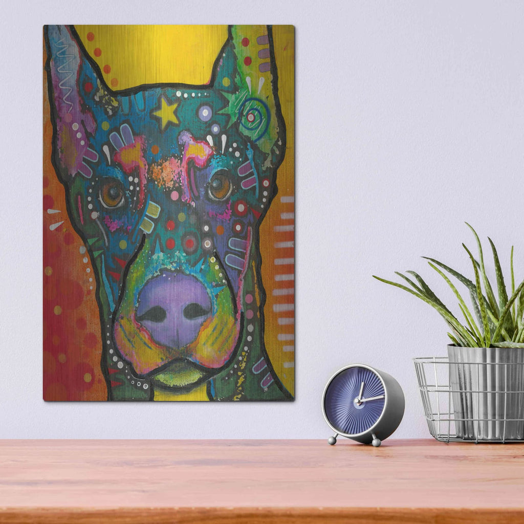 'ears perked' by Dean Russo – Metal Wall Art, 12x16 room view