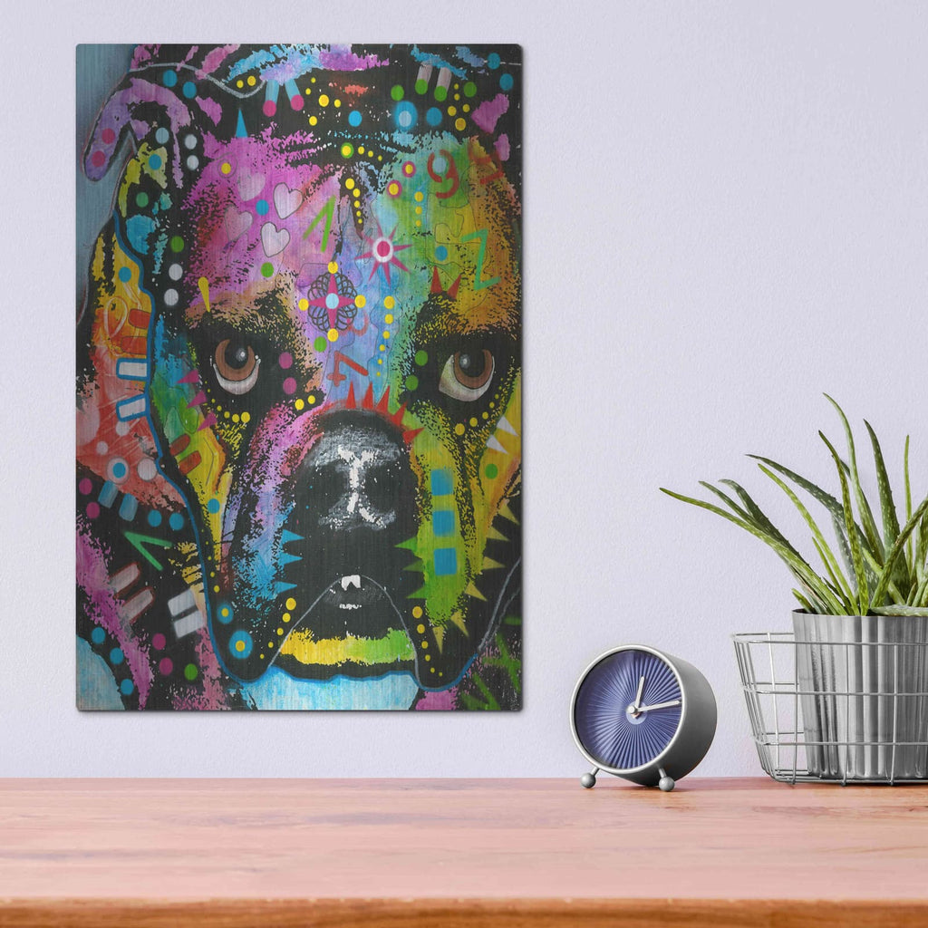 'bully love' by Dean Russo – Metal Wall Art, 12x16 room view