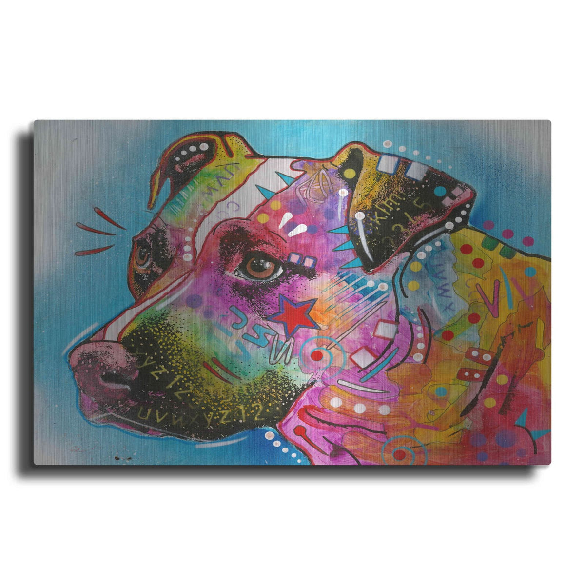 'Pit Bull Star' by Dean Russo – Metal Wall Art