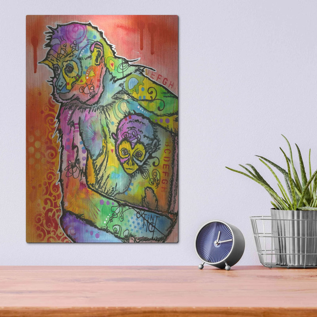 'Monkey 1' by Dean Russo – Metal Wall Art, 12x16 room view