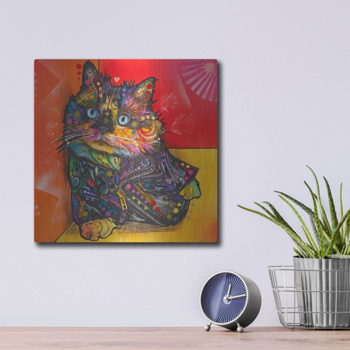 'Baby Albert' by Dean Russo – Metal Wall Art, 12x12 room view