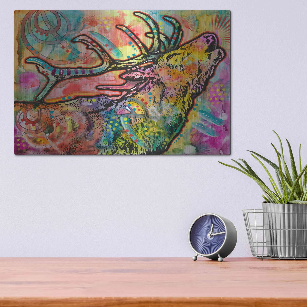 'Call of the wild' by Dean Russo – Metal Wall Art, 16x12 room view