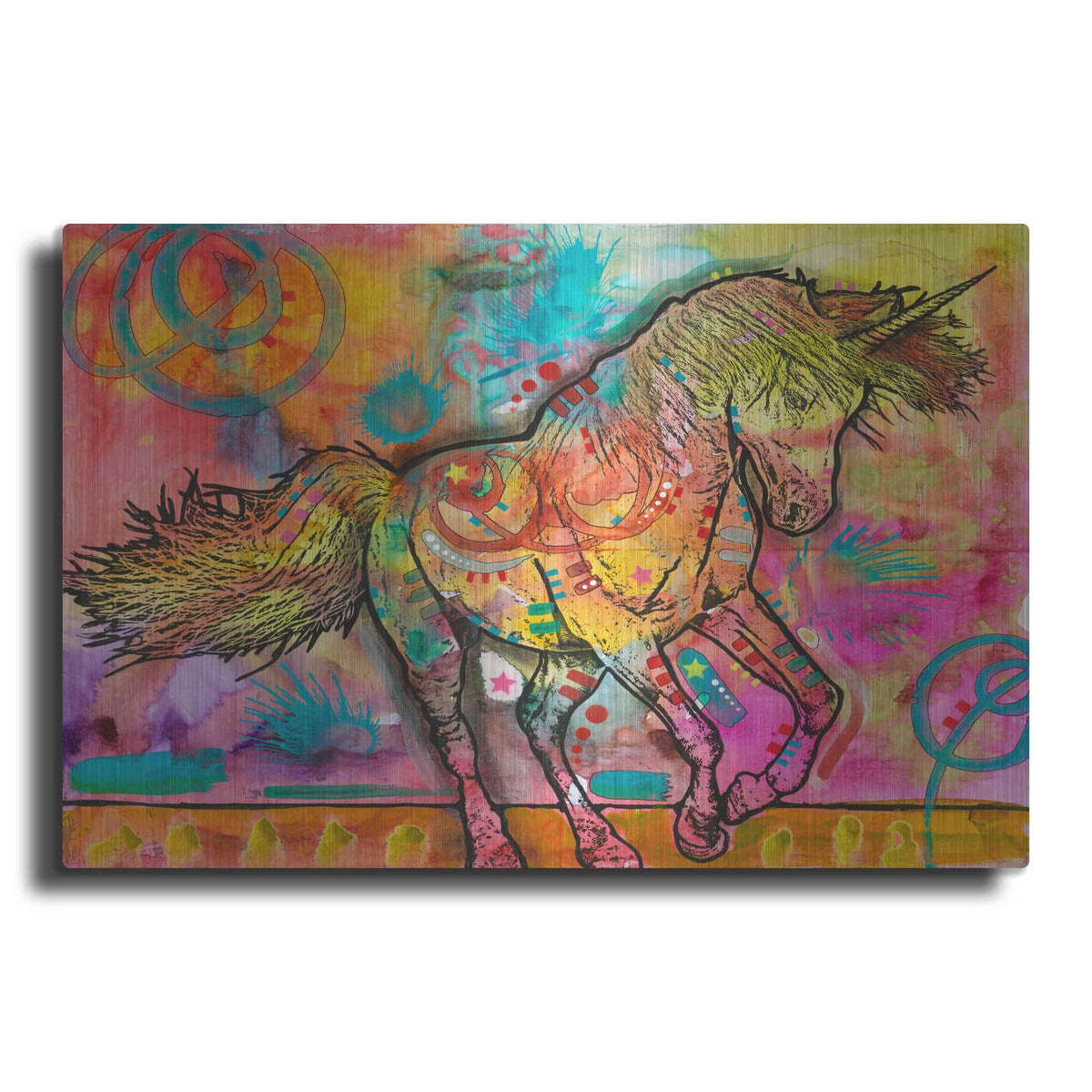 'Unicorn of Love' by Dean Russo – Metal Wall Art