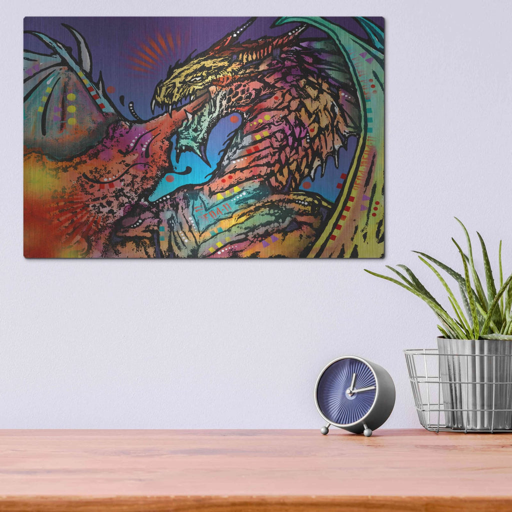 'Dragon Fire' by Dean Russo – Metal Wall Art, 16x12 room view