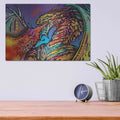 'Dragon Fire' by Dean Russo – Metal Wall Art, 16x12 room view