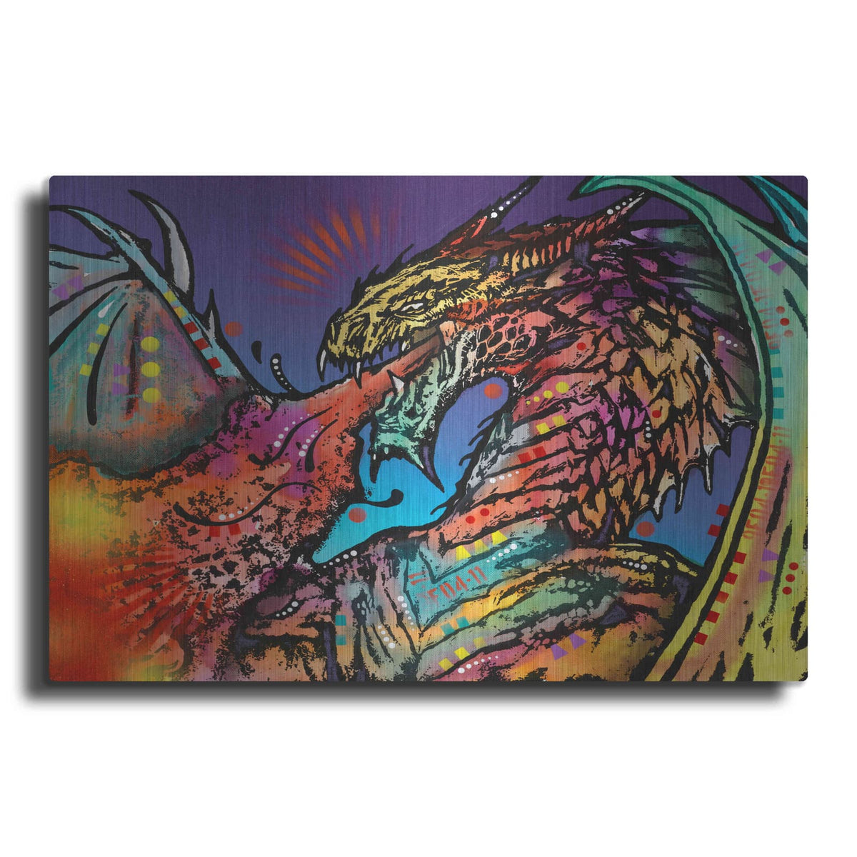 'Dragon Fire' by Dean Russo – Metal Wall Art