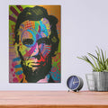 'Abraham Lincoln yeah bro' by Dean Russo – Metal Wall Art, 12x16 room view