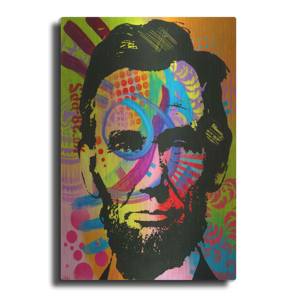 'Abraham Lincoln yeah bro' by Dean Russo – Metal Wall Art