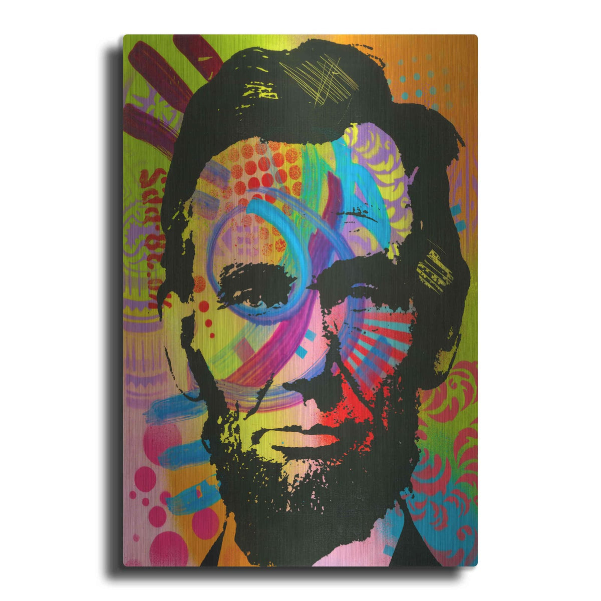 'Abraham Lincoln yeah bro' by Dean Russo – Metal Wall Art