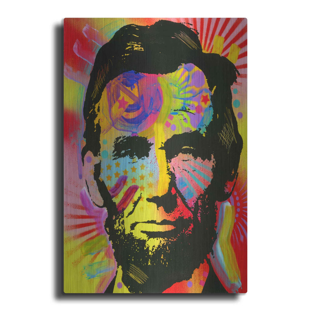 'Lincoln War Paint' by Dean Russo – Metal Wall Art
