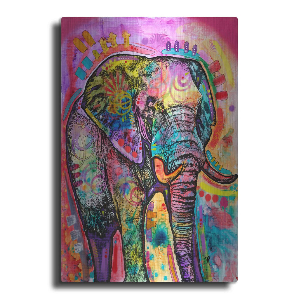 'Elephant in Charge' by Dean Russo – Metal Wall Art