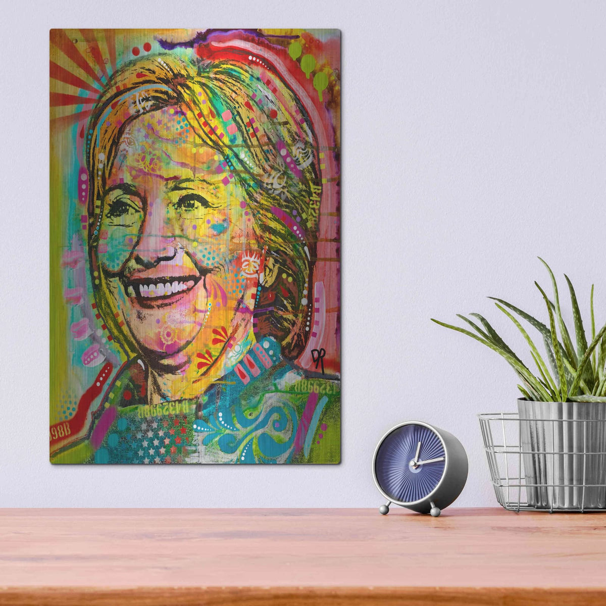 'Hillary' by Dean Russo – Metal Wall Art, 12x16 room view