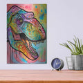 'T Rex 1' by Dean Russo – Metal Wall Art, 12x16 room view