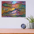 'Alligator' by Dean Russo – Metal Wall Art, 16x12 room view