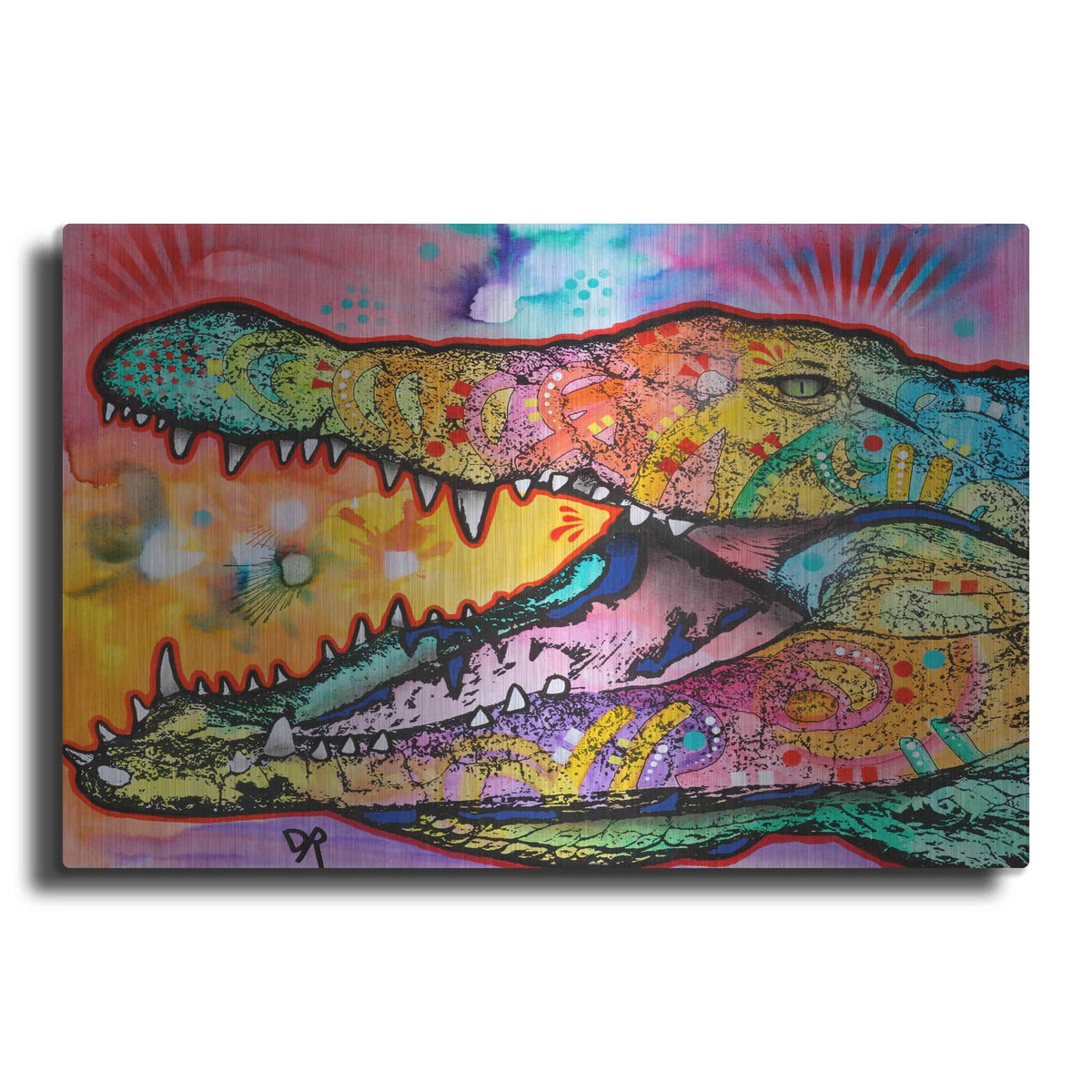 'Alligator' by Dean Russo – Metal Wall Art