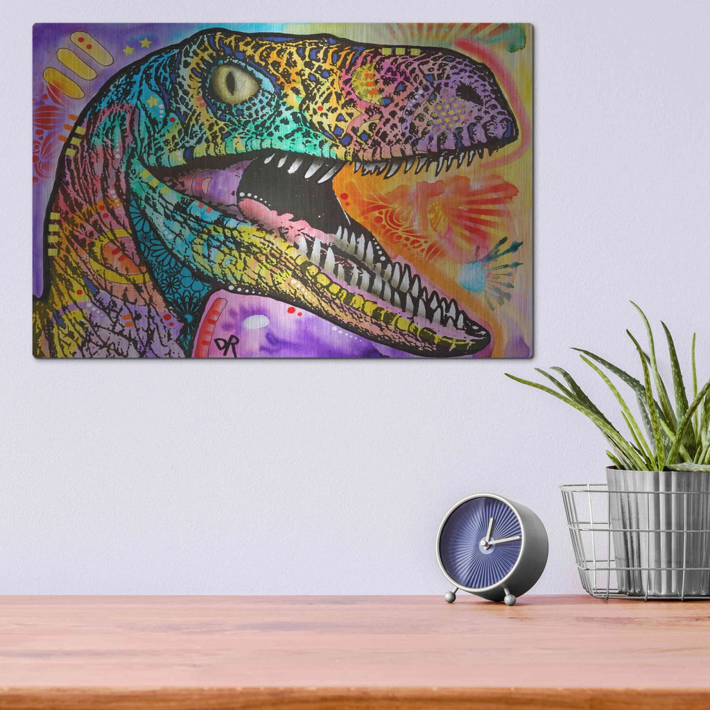 'Raptor' by Dean Russo – Metal Wall Art, 16x12 room view