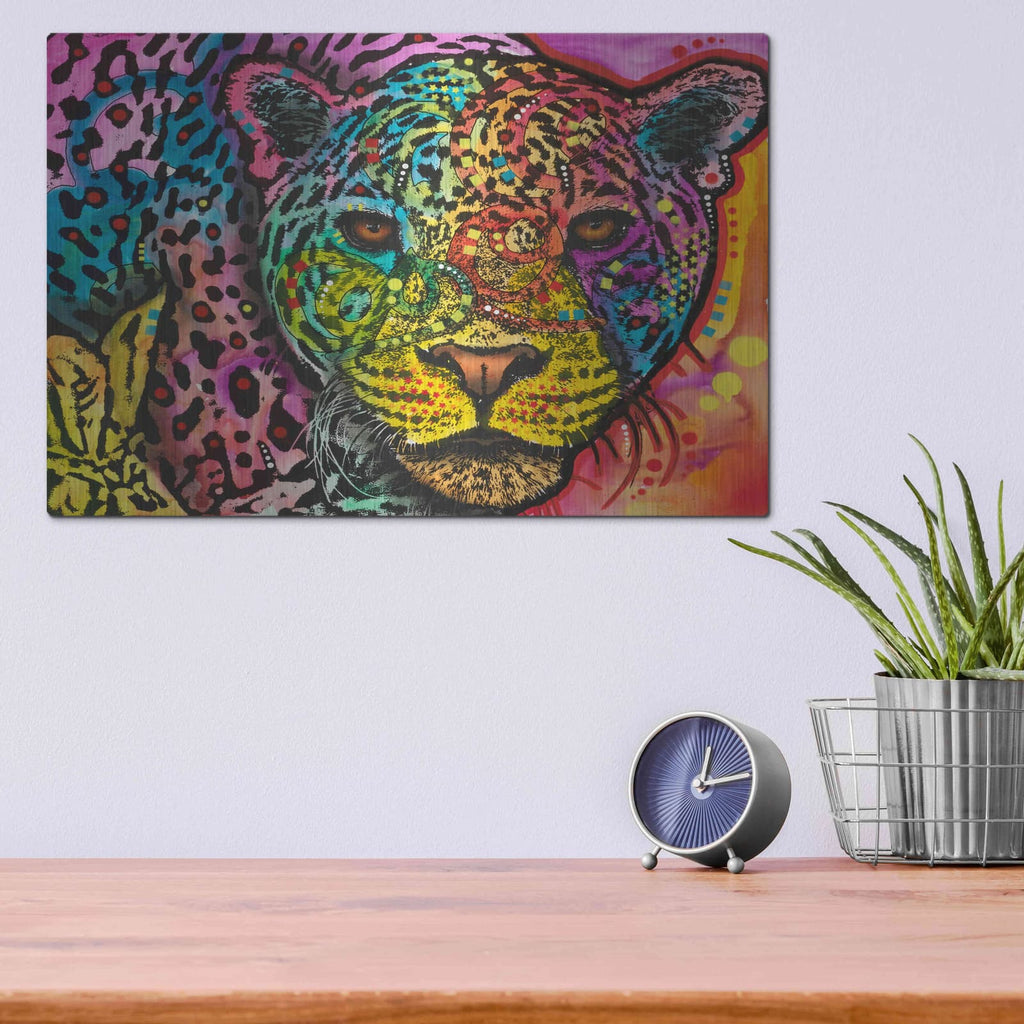 'Leopard Spots' by Dean Russo – Metal Wall Art, 16x12 room view