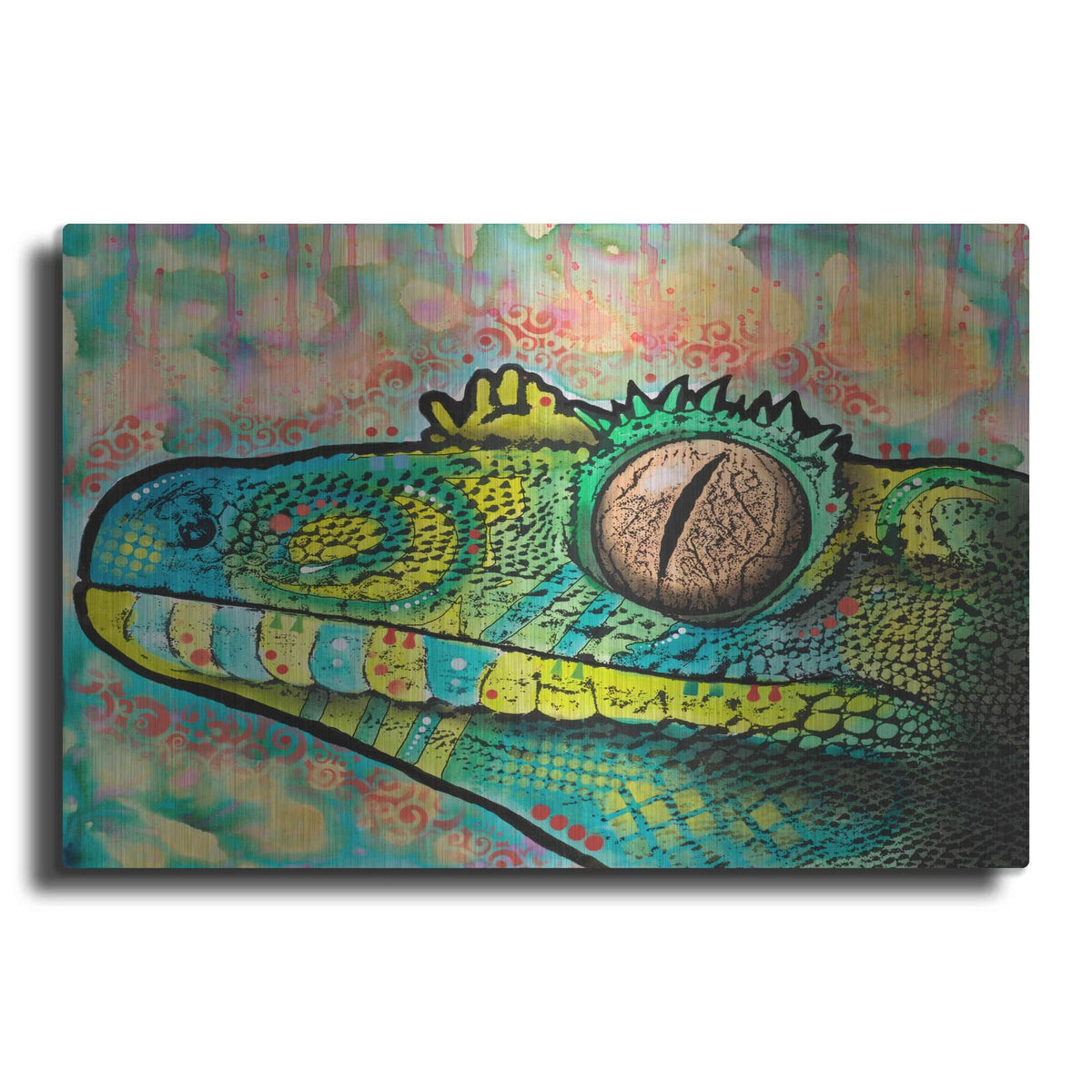 'Gecko' by Dean Russo – Metal Wall Art