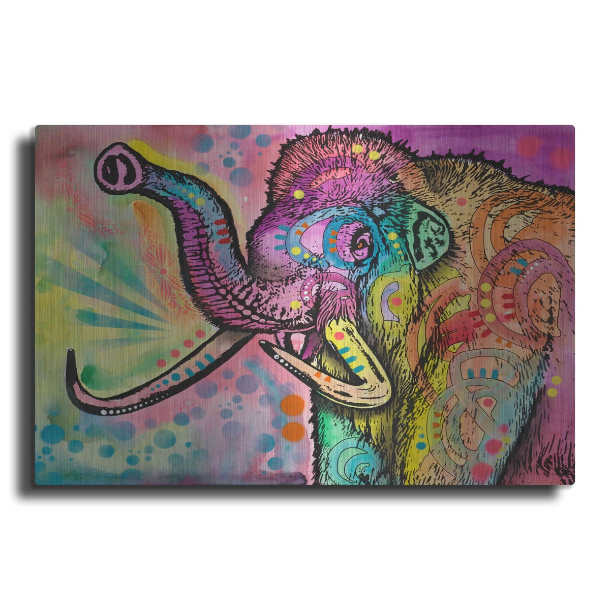 'Woolly Mammoth' by Dean Russo – Metal Wall Art