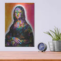 'Mona Lisa Peaking' by Dean Russo – Metal Wall Art, 12x16 room view