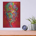 'Red Dragon' by Dean Russo – Metal Wall Art, 12x16 room view