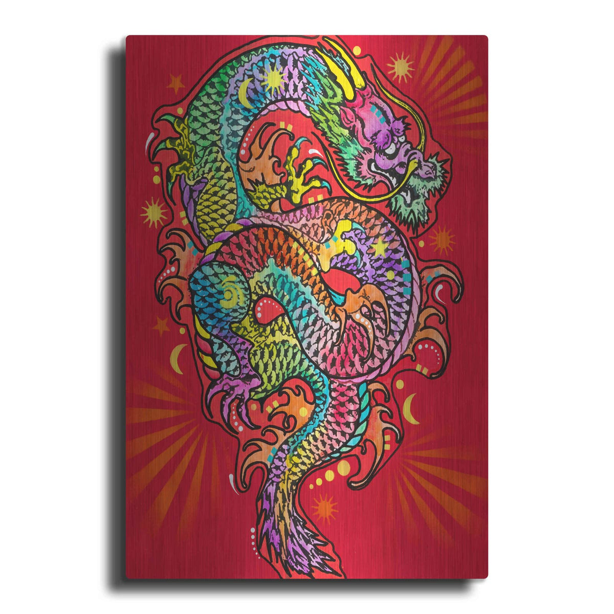 'Red Dragon' by Dean Russo – Metal Wall Art