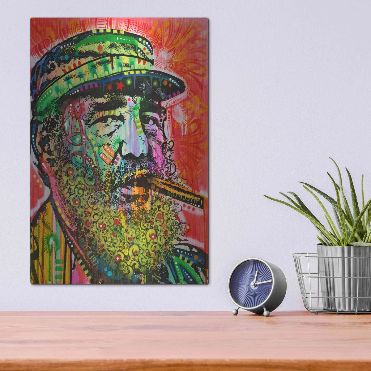 'Castro' by Dean Russo – Metal Wall Art, 12x16 room view