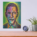 'Obama' by Dean Russo – Metal Wall Art, 12x16 room view
