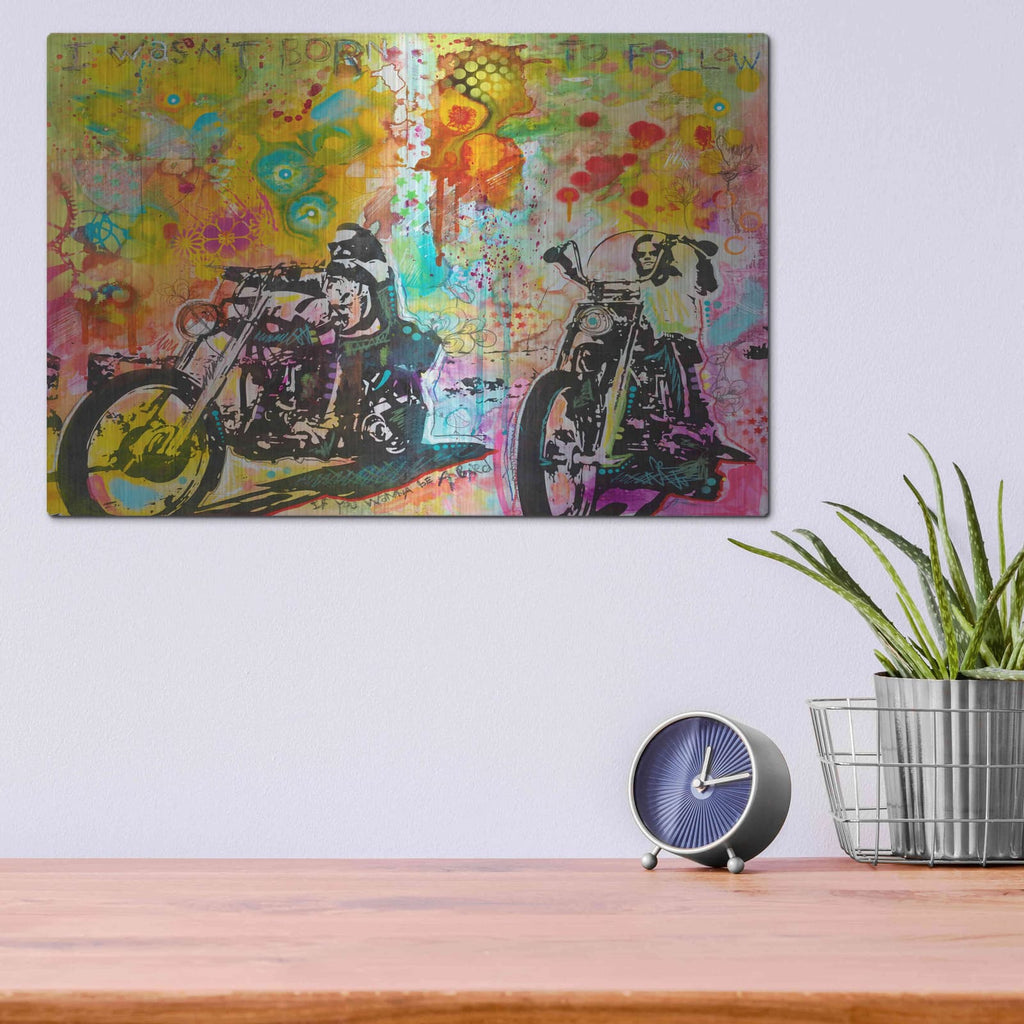 'Easy Rider' by Dean Russo – Metal Wall Art, 16x12 room view