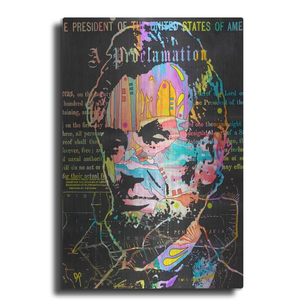 'Abe's Proclamation' by Dean Russo – Metal Wall Art