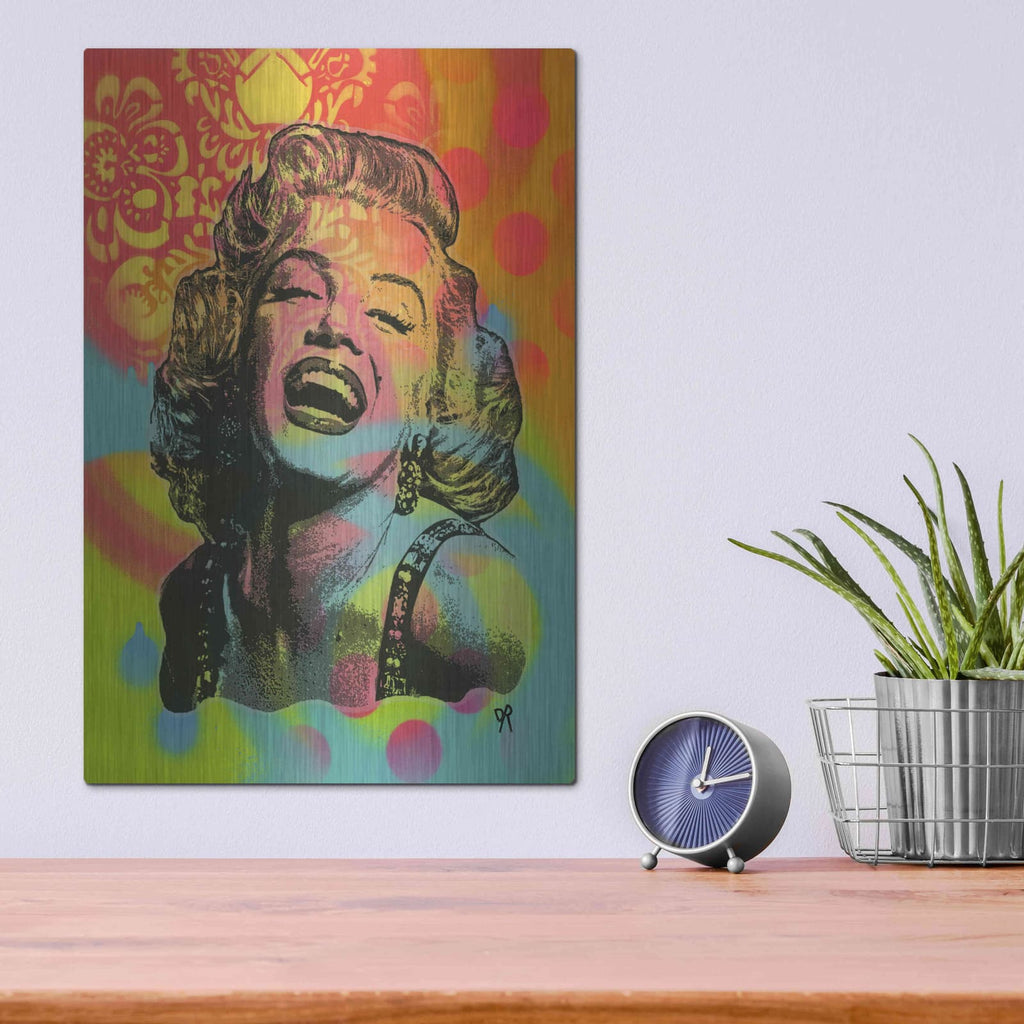 'Guffaw Marilyn' by Dean Russo – Metal Wall Art, 12x16 room view