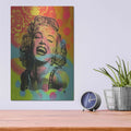'Guffaw Marilyn' by Dean Russo – Metal Wall Art, 12x16 room view