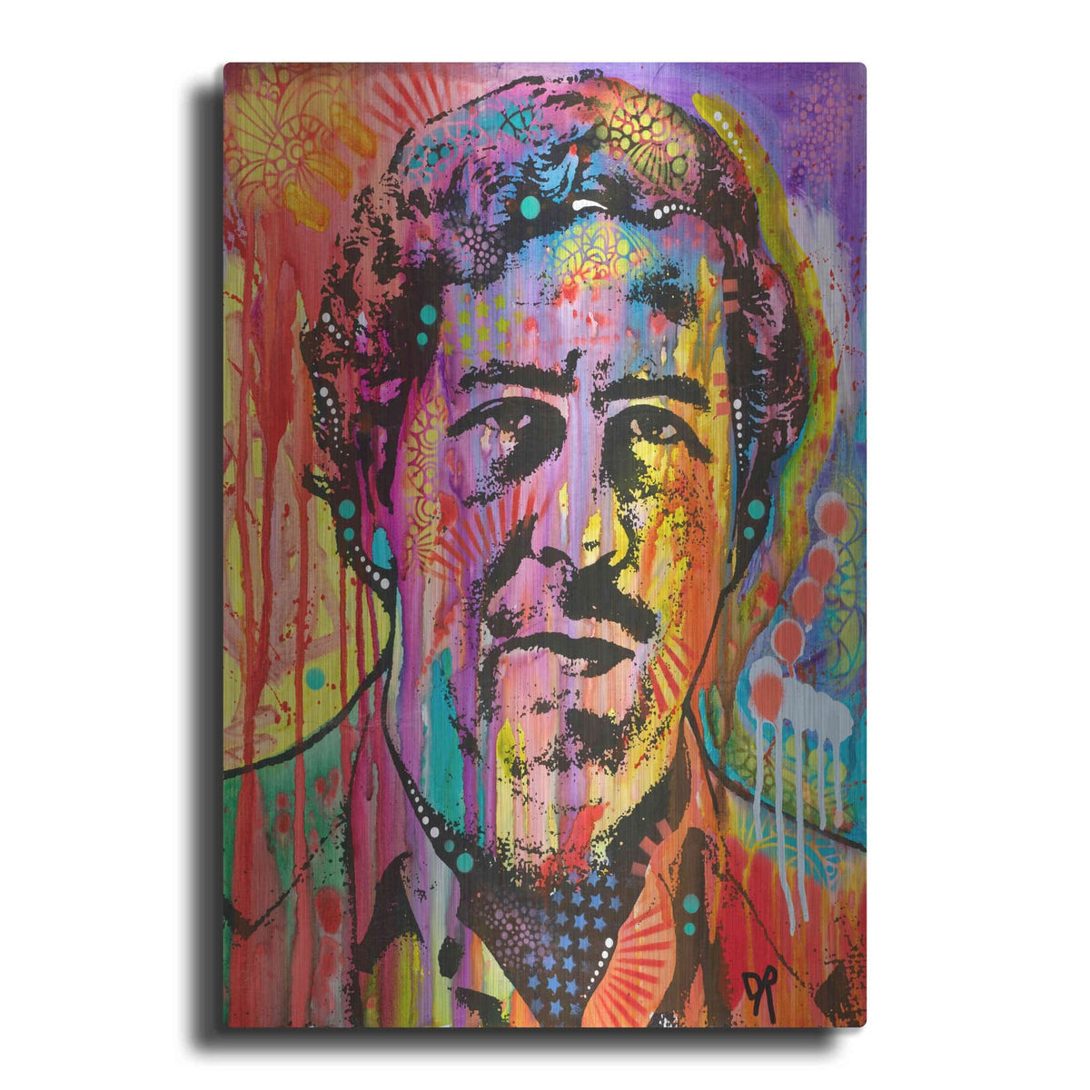 'Pablo Escobar' by Dean Russo – Metal Wall Art