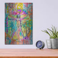 'Vitruvian Man' by Dean Russo – Metal Wall Art, 12x16 room view
