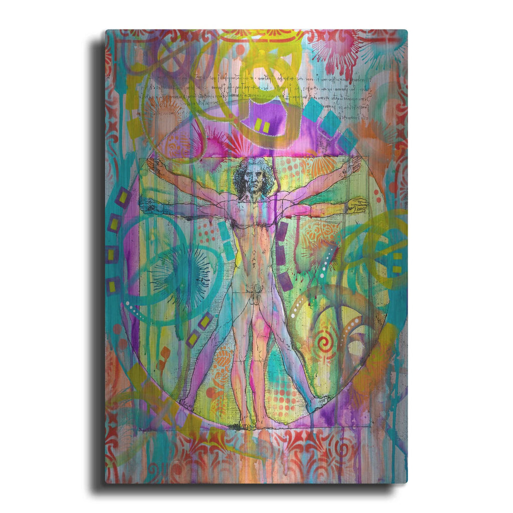 'Vitruvian Man' by Dean Russo – Metal Wall Art
