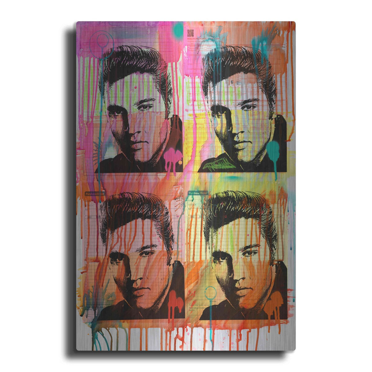 'Elvis 4' by Dean Russo – Metal Wall Art