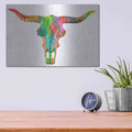 'Longhorn 2' by Dean Russo – Metal Wall Art, 16x12 room view