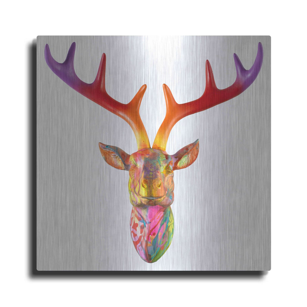 'Deer Bust' by Dean Russo – Metal Wall Art