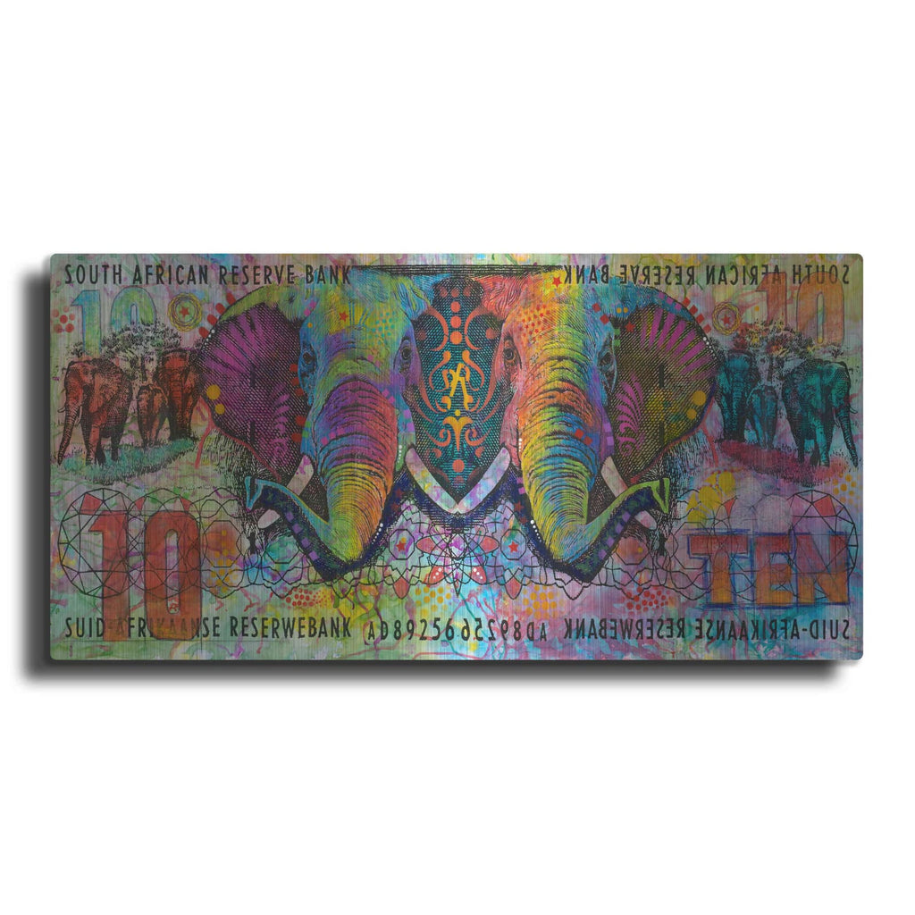 'Elephants' by Dean Russo – Metal Wall Art
