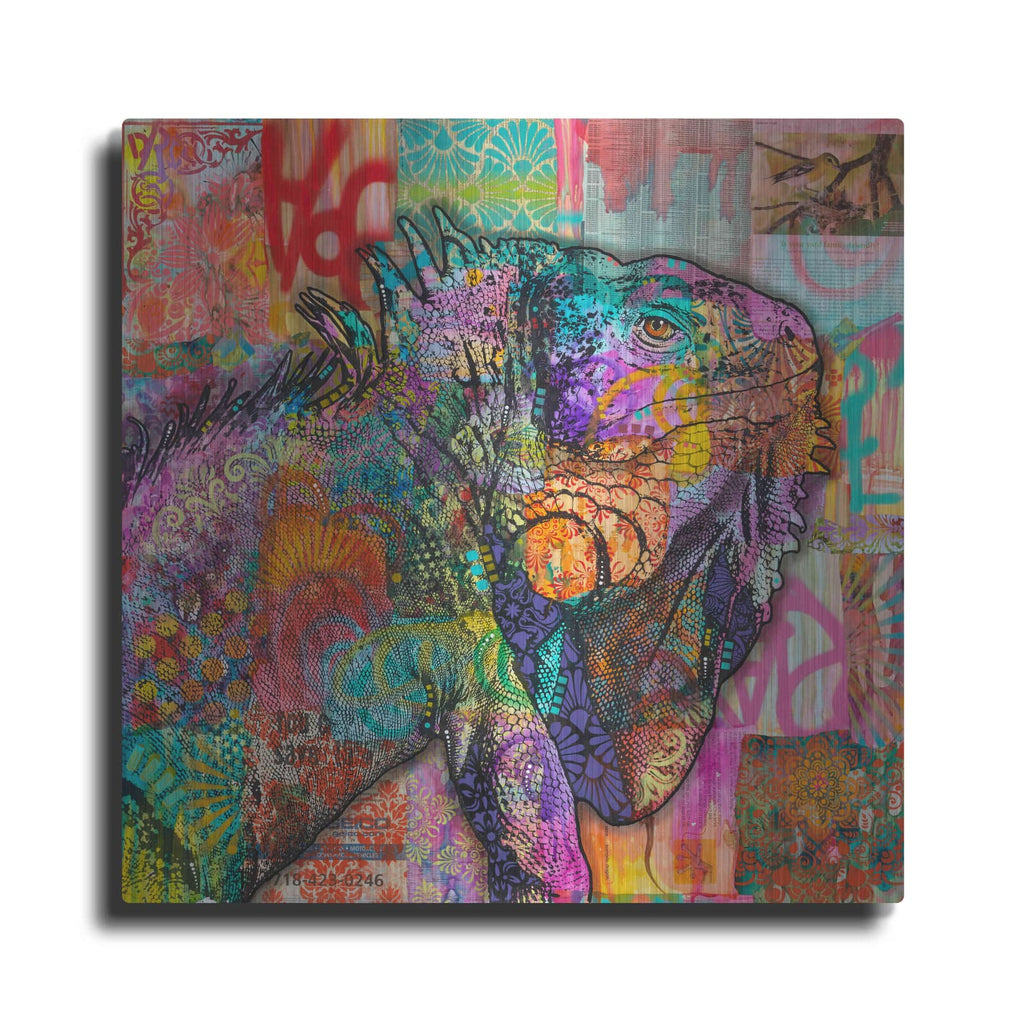 'Iguana' by Dean Russo – Metal Wall Art