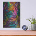 'Felis' by Dean Russo – Metal Wall Art, 12x16 room view