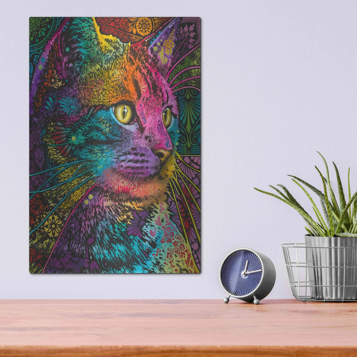 'Felis' by Dean Russo – Metal Wall Art, 12x16 room view