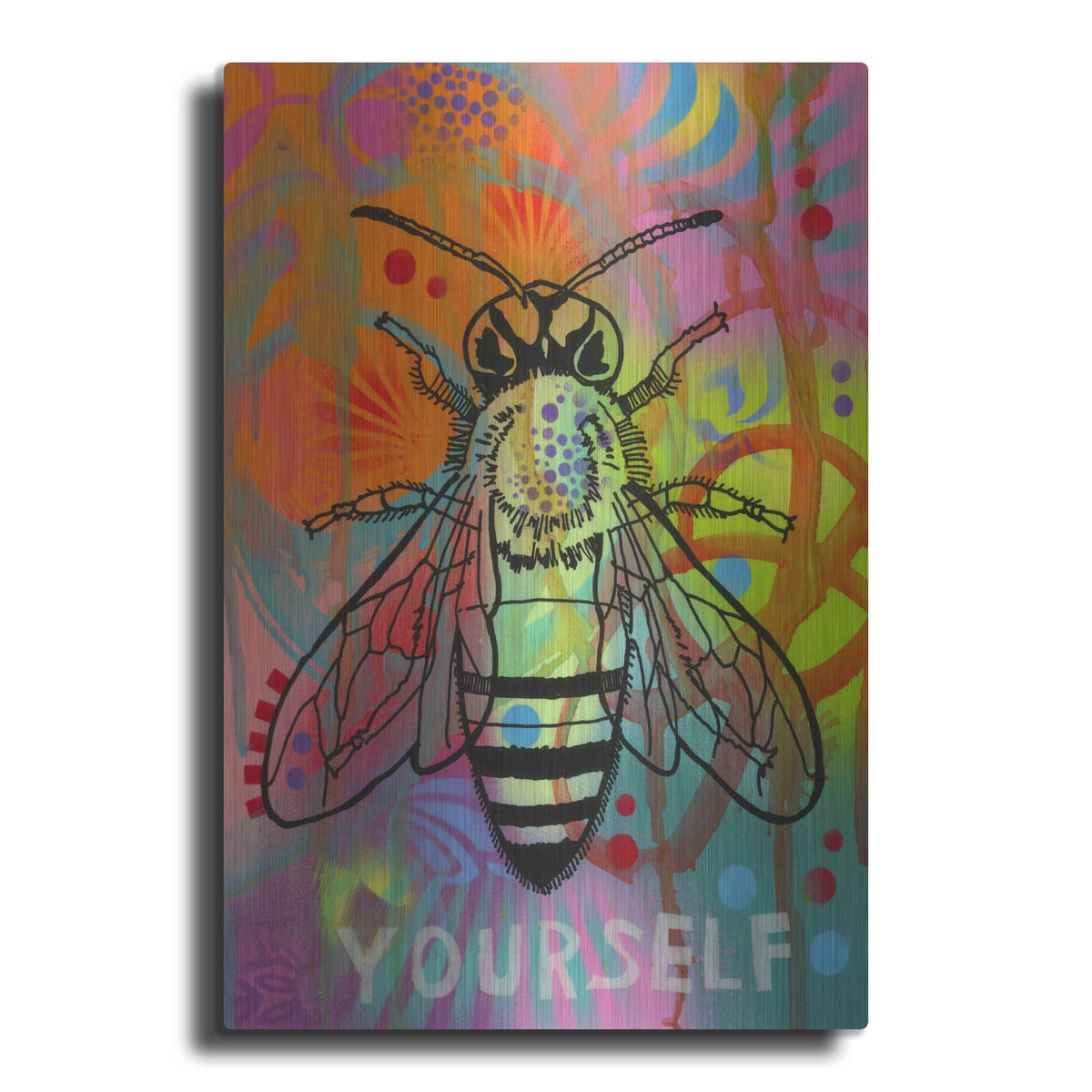 'Bee Yourself' by Dean Russo – Metal Wall Art