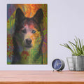 'Husky's Eye' by Dean Russo – Metal Wall Art, 12x16 room view
