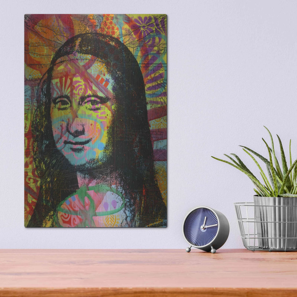 'Mona's Portrait' by Dean Russo – Metal Wall Art, 12x16 room view