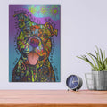 'Dangerous' by Dean Russo – Metal Wall Art, 12x16 room view