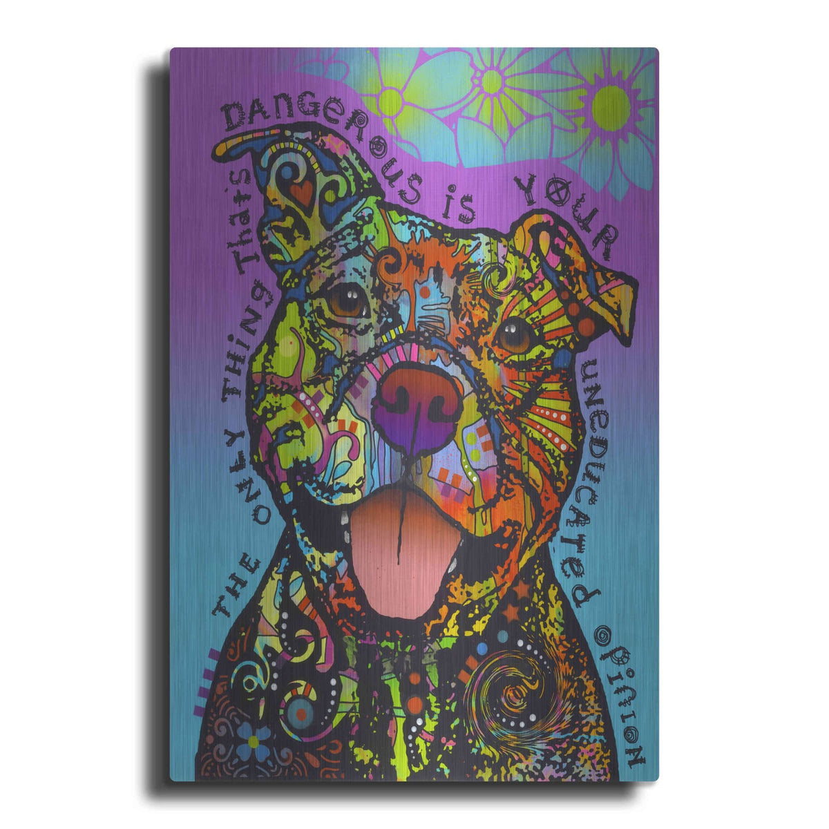 'Dangerous' by Dean Russo – Metal Wall Art